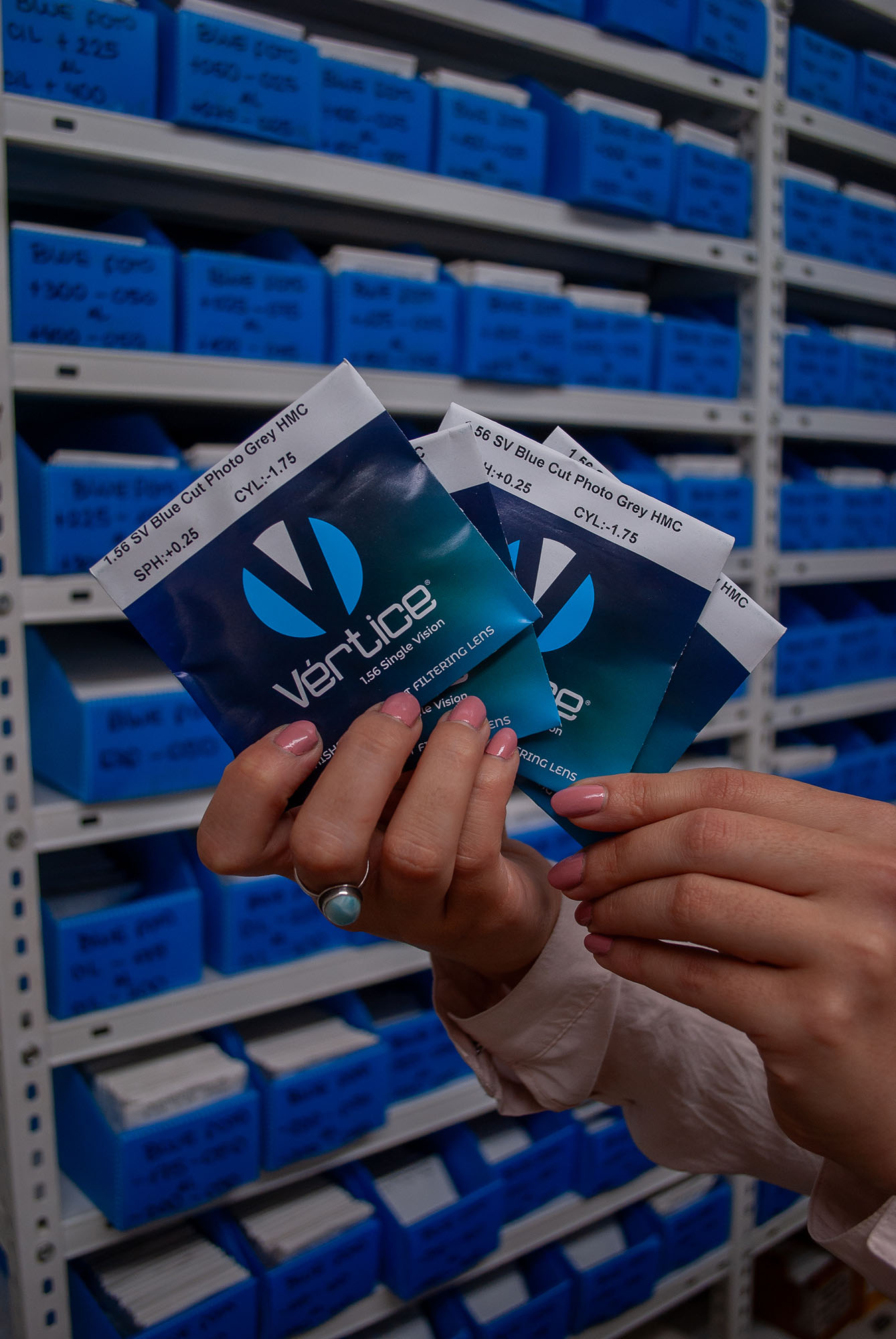 Lentes marca Vértice con stock de laboratorio